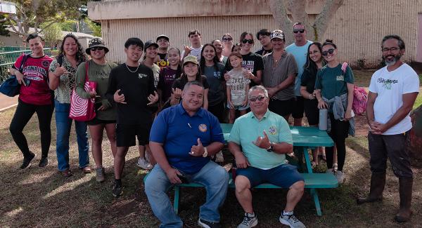 "UH students learning about Hawaiʻi labor history during Ea Hawaiʻi Field School on Maui and Lānaʻi.