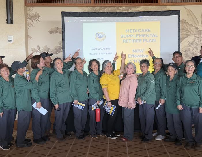 ILWU Local 142 Wins Retirement Medical for 3,800 Members