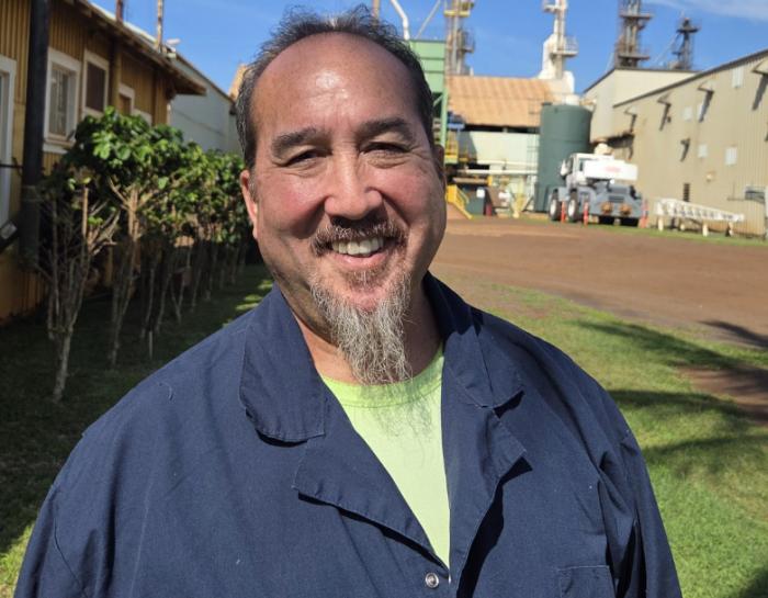 Kauaʻi Coffee workers and ILWU Local 142 members meet to discuss the future of jobs at the Kauaʻi Coffee plantation.